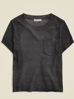 J. Crew sheer metallic sweater tee, NWT, M